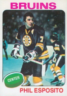 1975 O-Pee-Chee Phil Esposito #200n Hockey Card