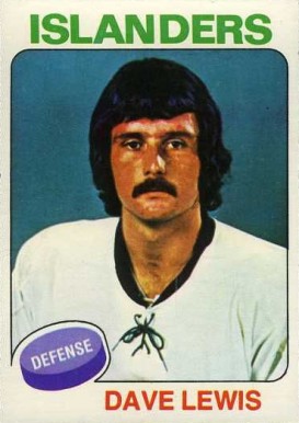 1975 O-Pee-Chee Dave Lewis #108 Hockey Card