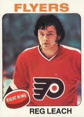1975 Topps Reggie Leach #166 Hockey Card