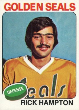 1975 Topps Rick Hampton #65 Hockey Card