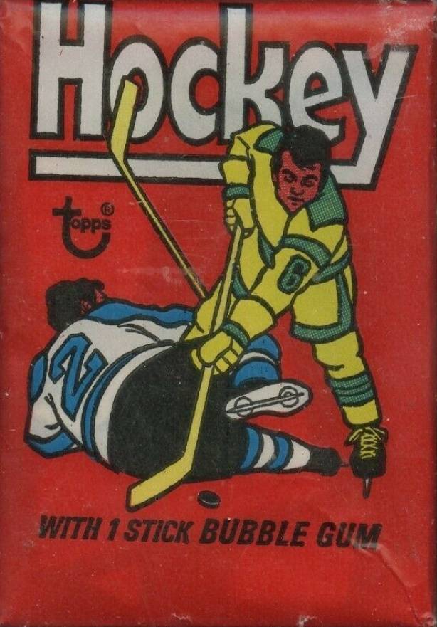 1975 Topps Wax Pack #WP Hockey Card