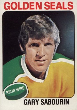 1975 Topps Gary Sabourin #299 Hockey Card
