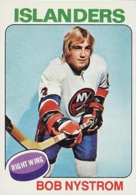 1975 Topps Bob Nystrom #259 Hockey Card