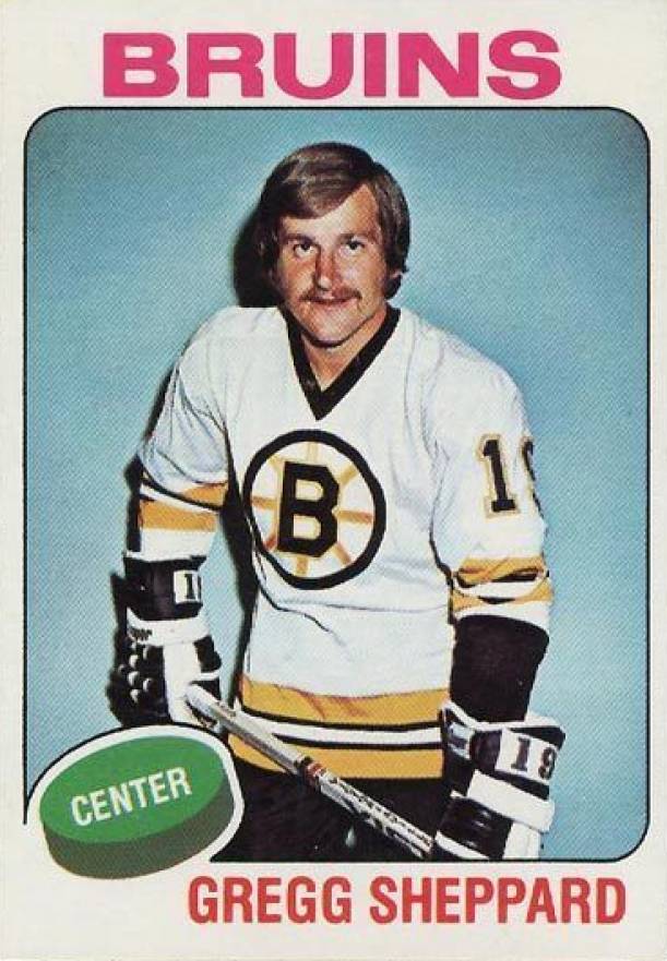 1975 Topps Gregg Sheppard #235 Hockey Card