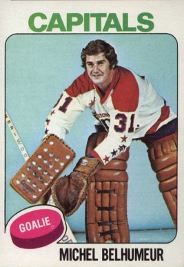 1975 Topps Michel Belhumeur #232 Hockey Card