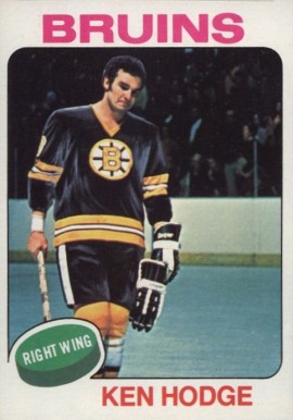 1975 Topps Ken Hodge #215 Hockey Card