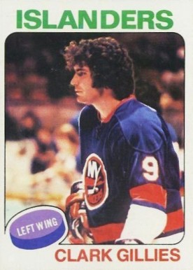 1975 Topps Clark Gillies #199 Hockey Card