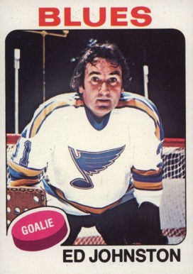 1975 Topps Ed Johnston #185 Hockey Card