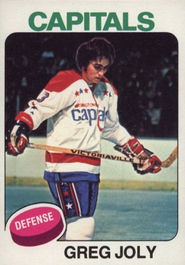 1975 Topps Greg Joly #170 Hockey Card