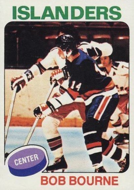 1975 Topps Bob Bourne #163 Hockey Card