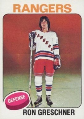 1975 Topps Ron Greschner #146 Hockey Card