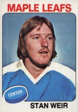 1975 Topps Stan Weir #132 Hockey Card