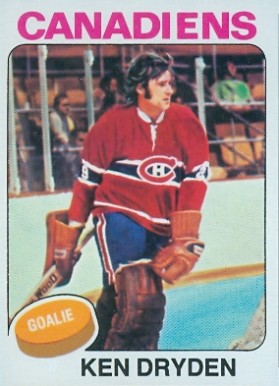 1975 Topps Ken Dryden #35 Hockey Card