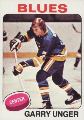 1975 Topps Garry Unger #40 Hockey Card