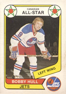1976 O-Pee-Chee WHA Bobby Hull #65 Hockey Card