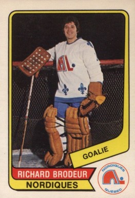 1976 O-Pee-Chee WHA Richard Brodeur #12 Hockey Card