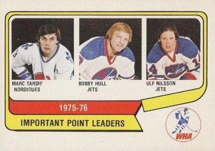 1976 O-Pee-Chee WHA Points Leaders #5 Hockey Card