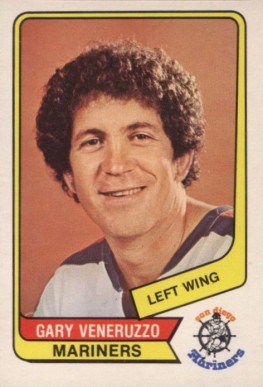 1976 O-Pee-Chee WHA Gary Veneruzzo #21 Hockey Card