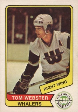 1976 O-Pee-Chee WHA Tom Webster #14 Hockey Card