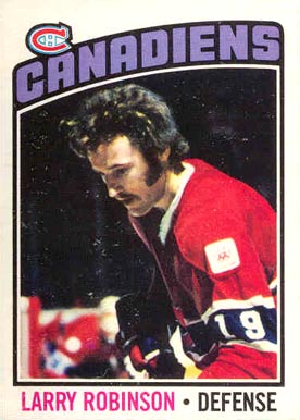 1976 O-Pee-Chee Larry Robinson #151 Hockey Card