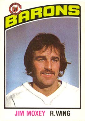 1976 O-Pee-Chee Jim Moxey #349 Hockey Card