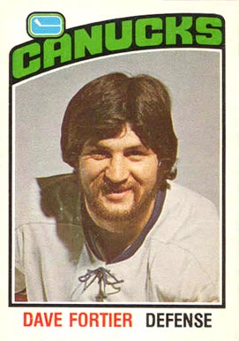 1976 O-Pee-Chee Dave Fortier #328 Hockey Card