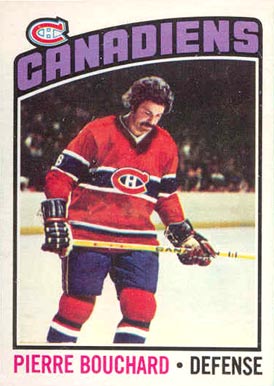 1976 O-Pee-Chee Pierre Bouchard #177 Hockey Card