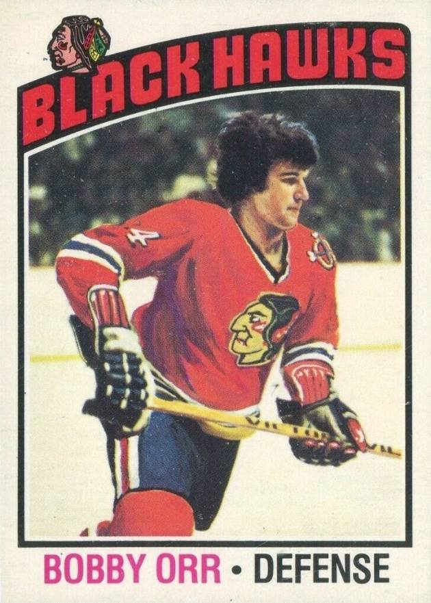 1976 O-Pee-Chee Bobby Orr #213 Hockey Card