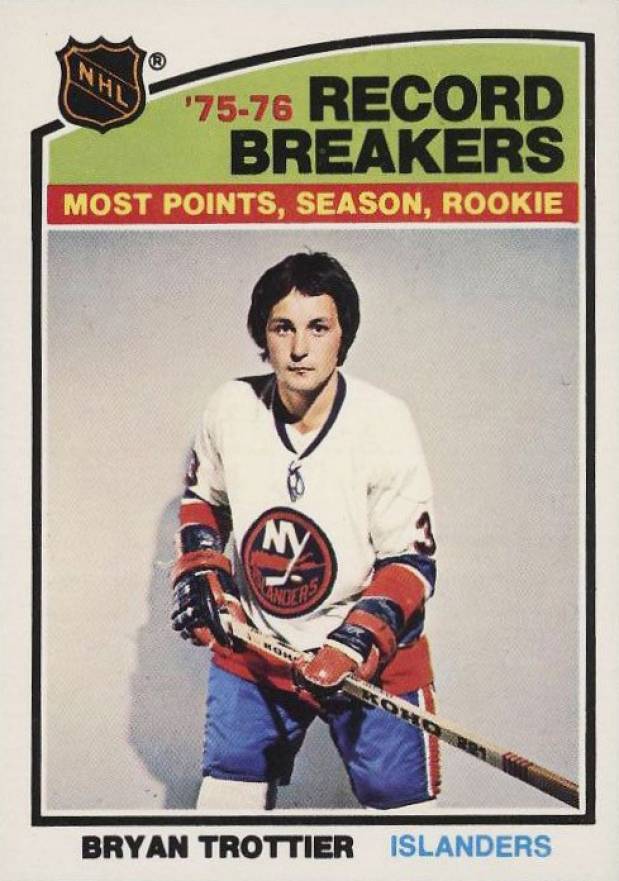 1976 O-Pee-Chee Bryan Trottier #67 Hockey Card