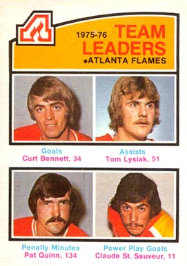 1976 O-Pee-Chee Flames Leaders #379 Hockey Card