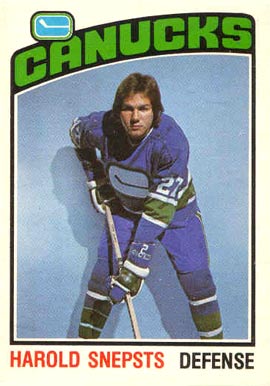 1976 O-Pee-Chee Harold Snepsts #366 Hockey Card