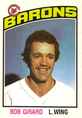 1976 O-Pee-Chee Bob Girard #362 Hockey Card