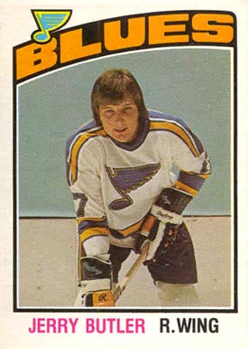 1976 O-Pee-Chee Jerry Butler #336 Hockey Card