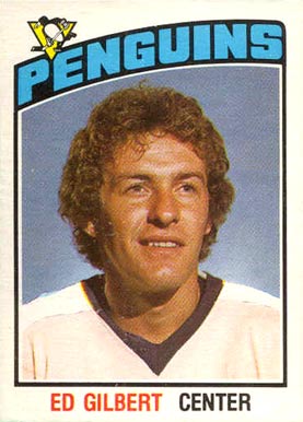 1976 O-Pee-Chee Ed Gilbert #329 Hockey Card