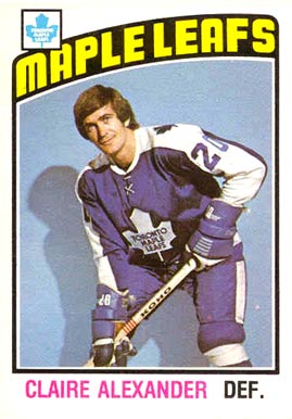 1976 O-Pee-Chee Claire Alexander #321 Hockey Card