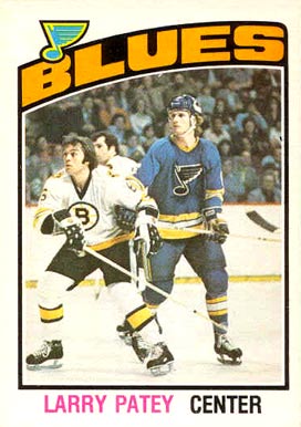 1976 O-Pee-Chee Larry Patey #320 Hockey Card