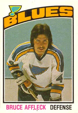 1976 O-Pee-Chee Bruce Affleck #305 Hockey Card