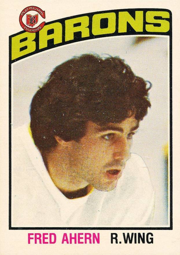 1976 O-Pee-Chee Fred Ahern #298 Hockey Card