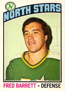 1976 O-Pee-Chee Fred Barrett #249 Hockey Card