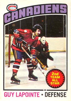 1976 O-Pee-Chee Guy LaPointe #223 Hockey Card