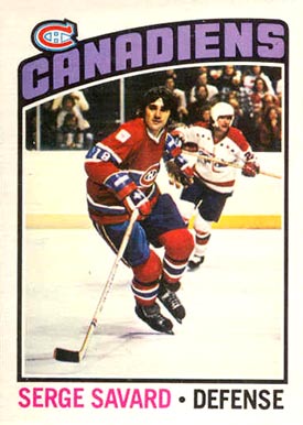 1976 O-Pee-Chee Serge Savard #205 Hockey Card
