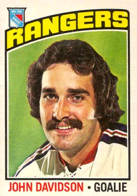 1976 O-Pee-Chee John Davidson #204 Hockey Card