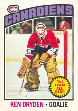 1976 O-Pee-Chee Ken Dryden #200 Hockey Card
