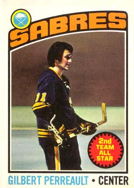 1976 O-Pee-Chee Gilbert Perreault #180 Hockey Card