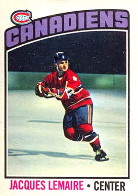 1976 O-Pee-Chee Jacques Lemaire #129 Hockey Card