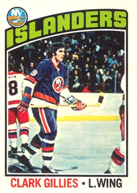 1976 O-Pee-Chee Clark Gillies #126 Hockey Card