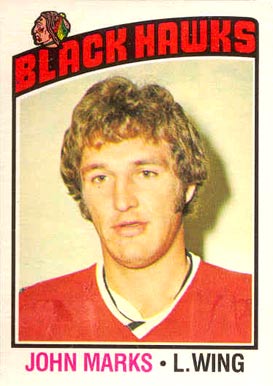 1976 O-Pee-Chee John Marks #114 Hockey Card