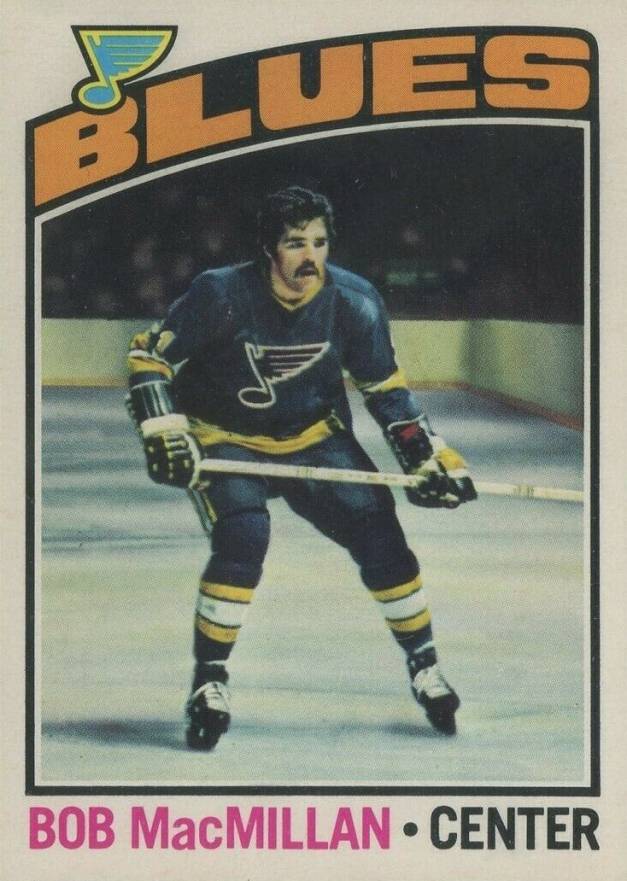 1976 O-Pee-Chee Bob Macmillan #38 Hockey Card