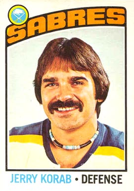 1976 O-Pee-Chee Jerry Korab #27 Hockey Card