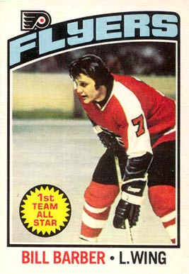1976 Topps Bill Barber #178 Hockey Card